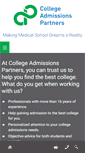 Mobile Screenshot of collegeadmissionspartners.com